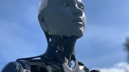 Ameca, el robot humanoide más avanzado del mundo. Foto: @amecatherobot