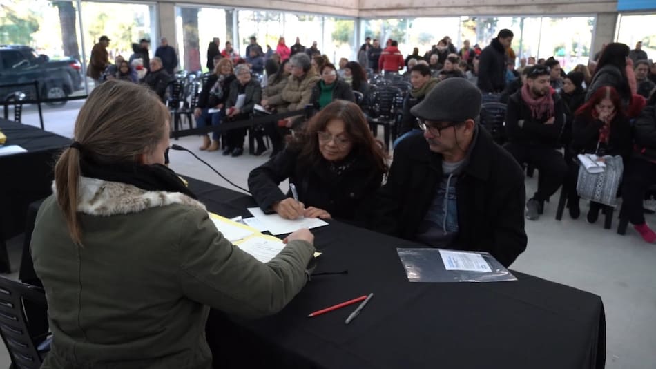 Fernando Moreira entregó 343 escrituras de distintos barrios de San Martín a través del Programa Mi Escritura Mi Casa. Foto: Captura de pantalla.