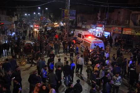 Ataque israelí en consulado iraní en Siria. Foto: EFE.