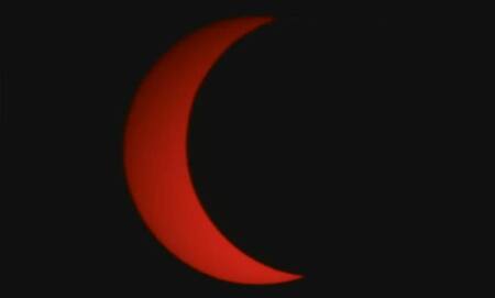 Eclipse lunar - Anillo de fuego