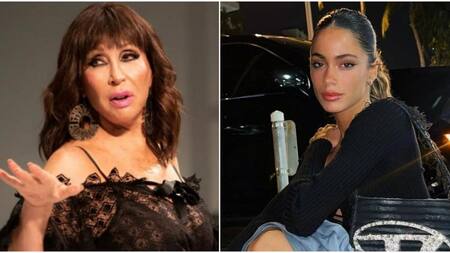 Moria Casán y Tini Stoessel. Fotos: archivo.