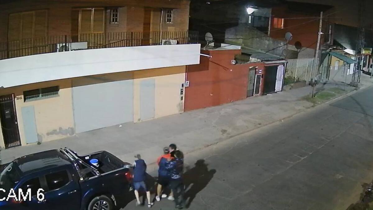 Robo piraña en San Justo. Foto: Captura de video.