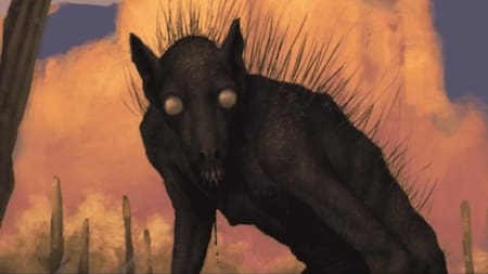 Representación del chupacabras. Fuente: X