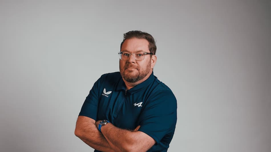 Dave Greenwood, jefe de equipo interino en Alpine. Foto: Alpine.