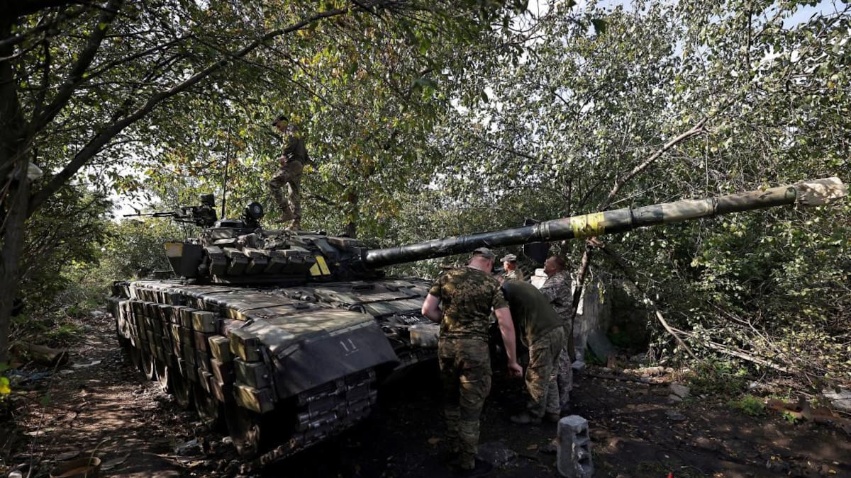 Conflicto Rusia-Ucrania, tanque ucraniano, Reuters