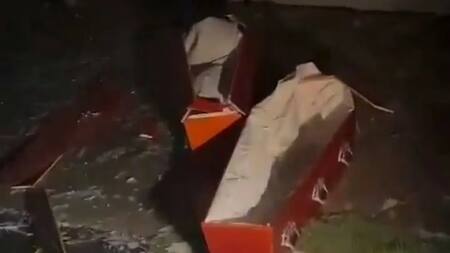 Consecuencias del fuerte temporal en Pilar. Foto: X @pilaradiario