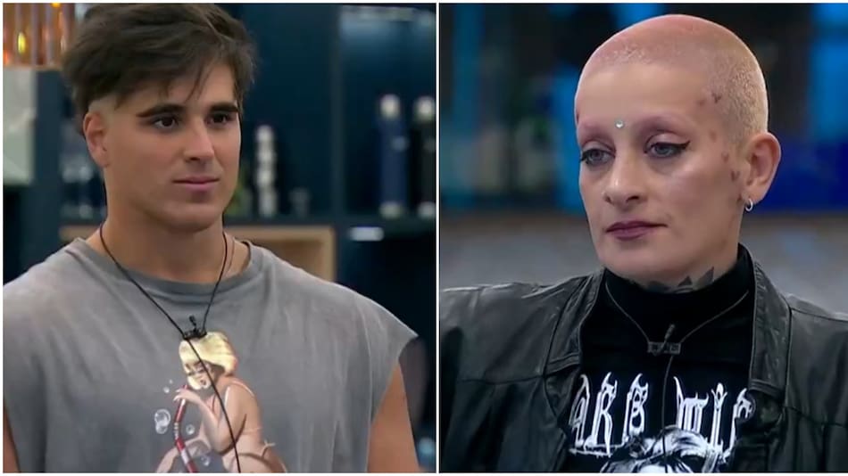 Mauro y Furia de Gran Hermano. Foto: captura Telefe.