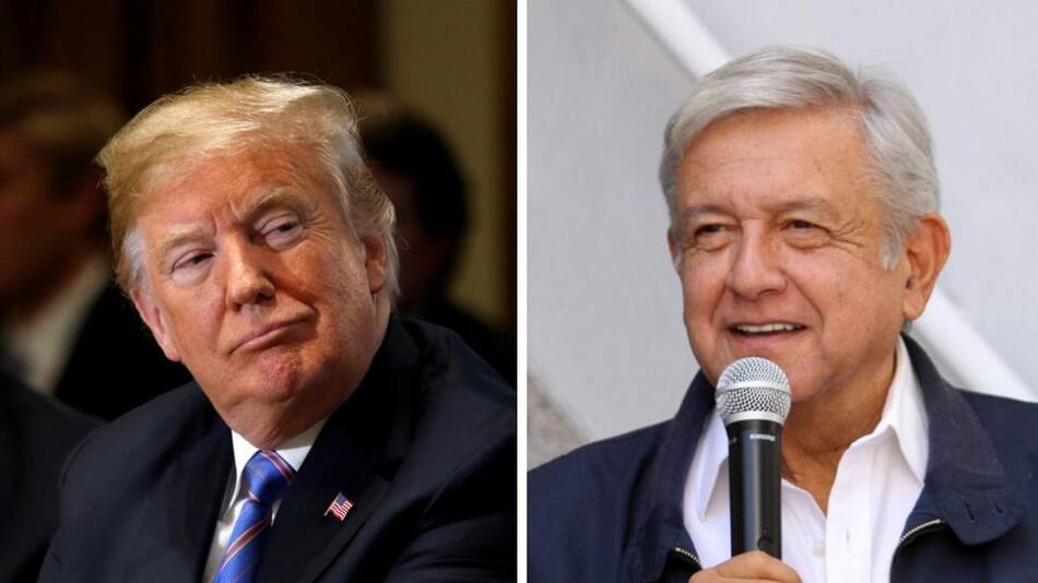 López Obrador y Donald Trump