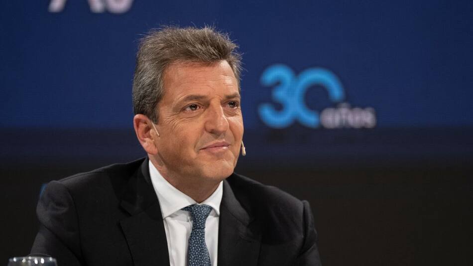 Sergio Massa. Foto: captura de TV.