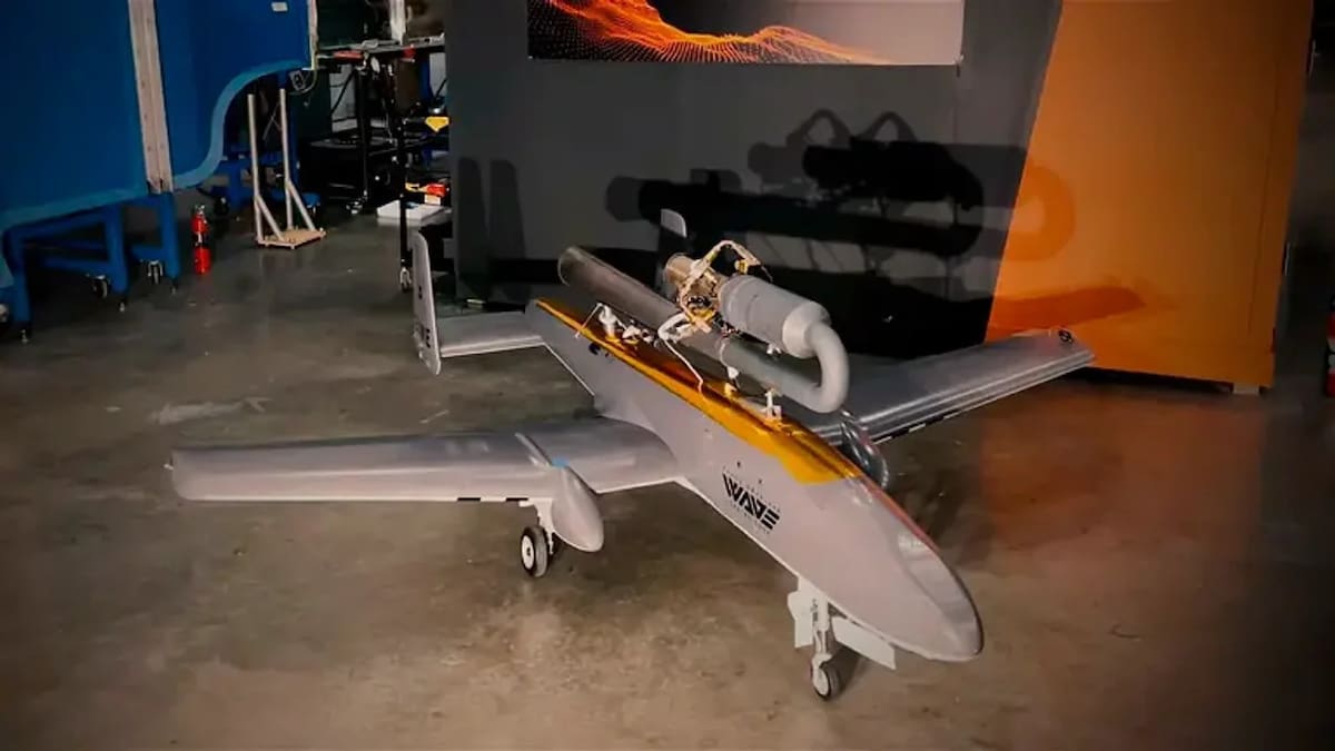 Prototipo del avión con motor sin piezas móviles. Foto: NA