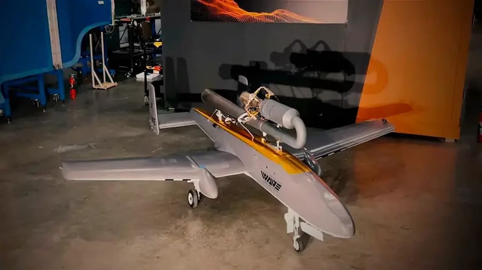 Prototipo del avión con motor sin piezas móviles. Foto: NA