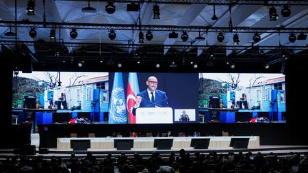 El secretario ejecutivo de la Organización de las Naciones Unidas (ONU) para el cambio climático, Simon Stiell. Foto: Reuters.