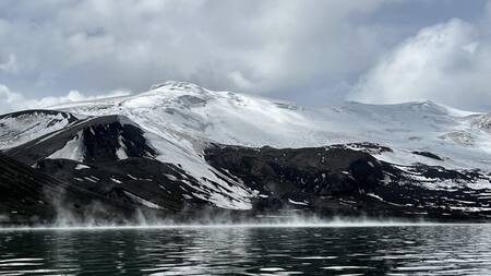 Isla Decepción, Antártida. Foto X @antartica_et