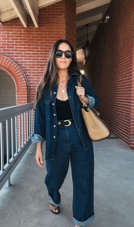 Look total denim. Foto Pinterest