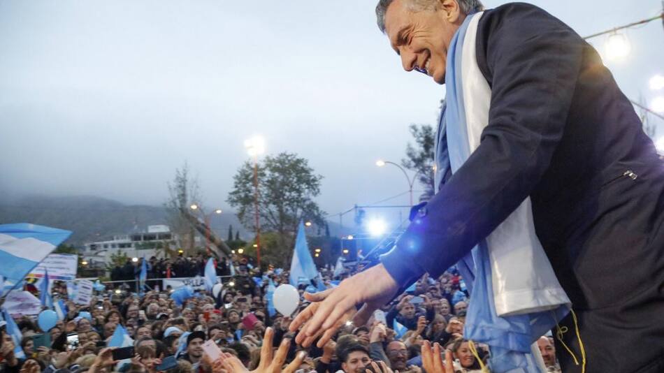Mauricio Macri en Córdoba, marcha Sí, se puede, Agencia NA