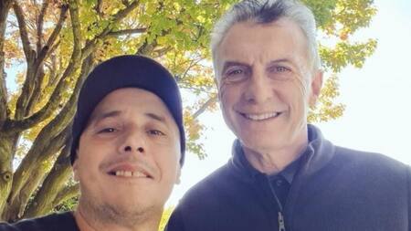 El Dipy junto a Mauricio Macri