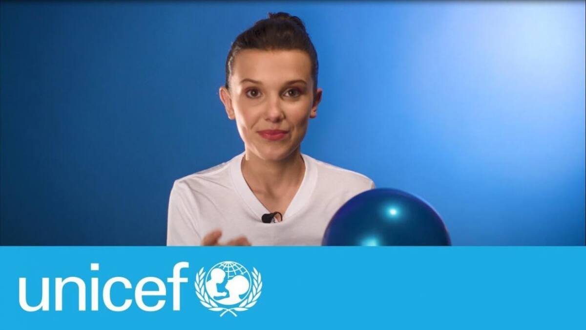 Millie Bobby Brown en UNICEF