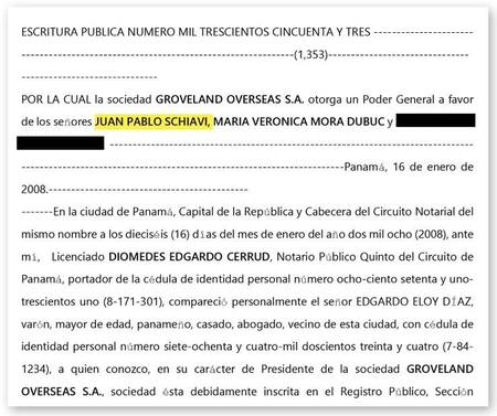 Pandora Papers, Juan Pablo Schiavi