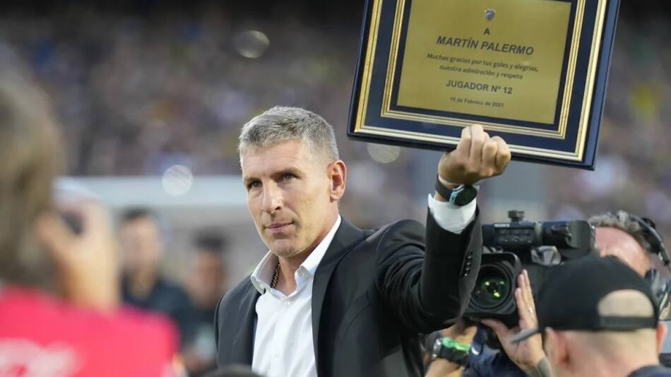 Martín Palermo será el entrenador de Olimpia de Paraguay. NA