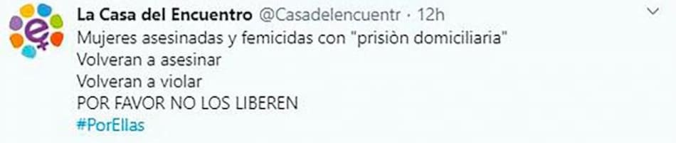 Grupos feministas, contra liberación de presos por Coronavirus