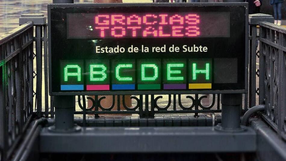 El subte homenajeó a Cerati. Foto: Google.