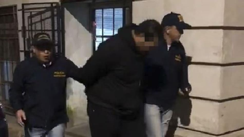 Detención de Estaban Oscar González, asesino del taxista en Ensenada (Agencia NA)