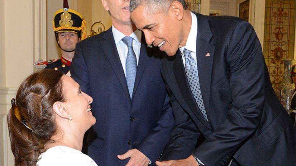 Michetti y Obama