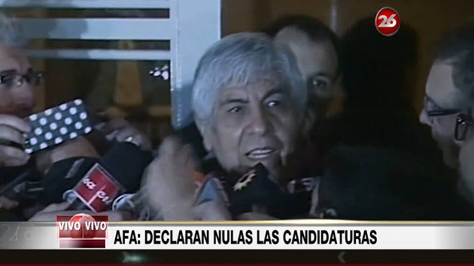 Moyano en AFA - 9-6-16 - Canal 26