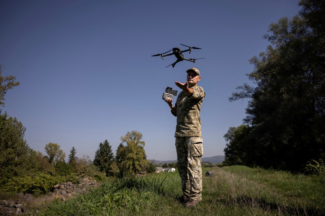 La guerra entre Rusia-Ucrania y la utilización de los drones. Foto: Reuters.