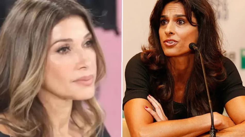 Catherine Fulop y Gaby Sabatini.