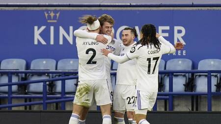 Festejo del Leeds, Premier League, fútbol inglés, Reuters