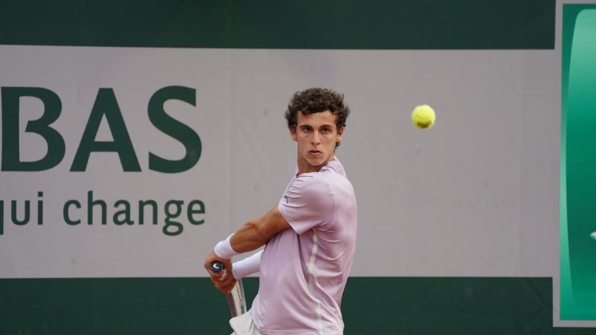 Juan Manuel Cerúndolo en Roland Garros