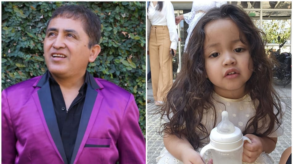 Huguito Flores y su hija. Fotos: Facebook Huguito Flores El Super.