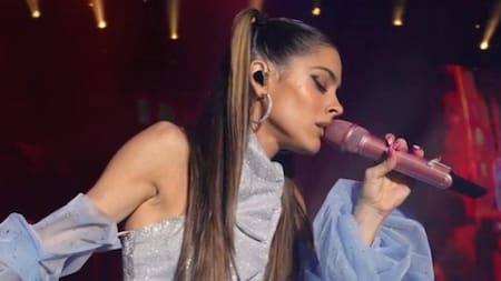 Tini Stoessel le dedicó una canción de amor a Rodrigo De Paul en su show
