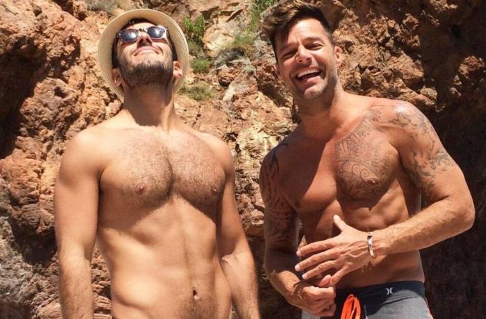 Ricky Martin y Jwan Yosef
