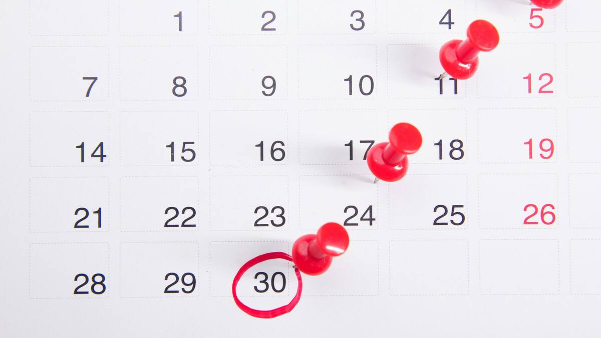 Calendario. Foto: Unsplash.