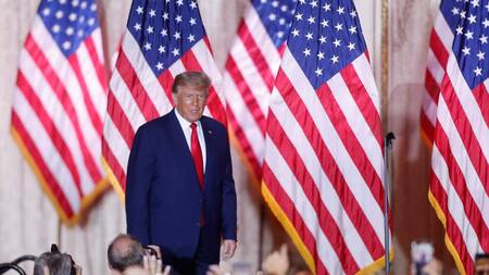 Anuncio de Donald Trump, Estados Unidos. Foto: REUTERS