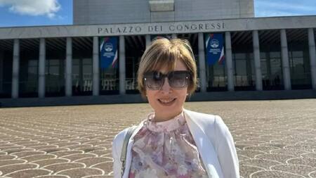 Rachele Mussolini, nieta del dictador italiano Benito Mussolini. Foto: Instagram @rachele_mussolini