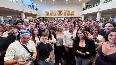 Acto de Karina Milei en Mar del Plata. Foto: @payitoweb