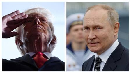 El presidente de Estados Unidos, Donald Trump y su par ruso, Vladímir Putin. Foto: Reuters/Fotojet.