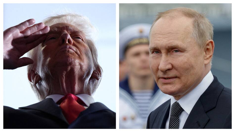 El presidente de Estados Unidos, Donald Trump y su par ruso, Vladímir Putin. Foto: Reuters/Fotojet.