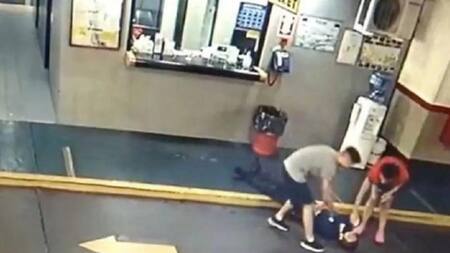 Agresión a playero de estacionamiento, Foto NA