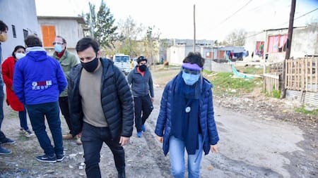 Mayra Mendoza en Villa Azul, Quilmes