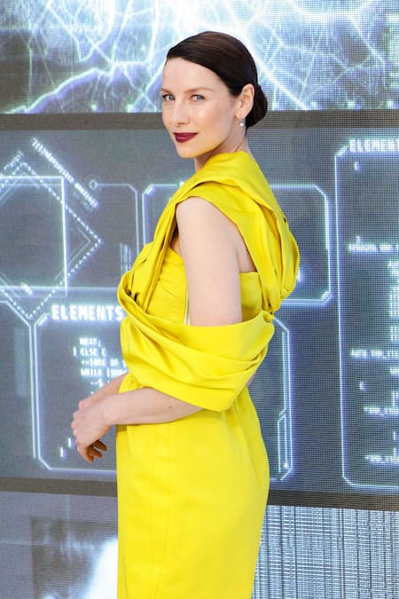 Caitriona Balfe, de Claire en Outlander a esposa de un espía ruso en El Amateur. Foto: Prensa