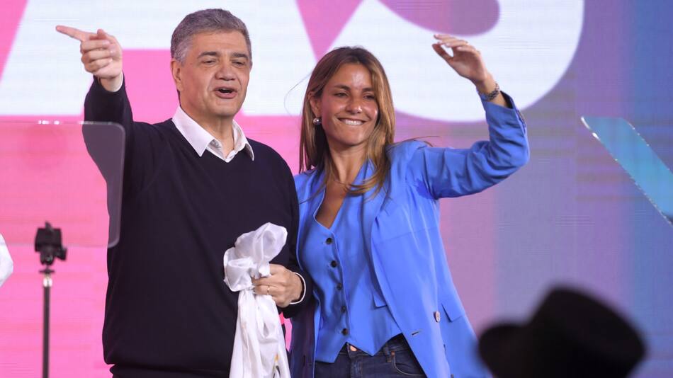 Jorge Macri en el búnker de Juntos por el Cambio. Foto: Telam.