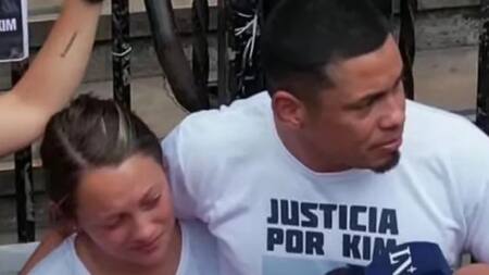 Los padres de Kim Gómez piden justicia. Foto NA