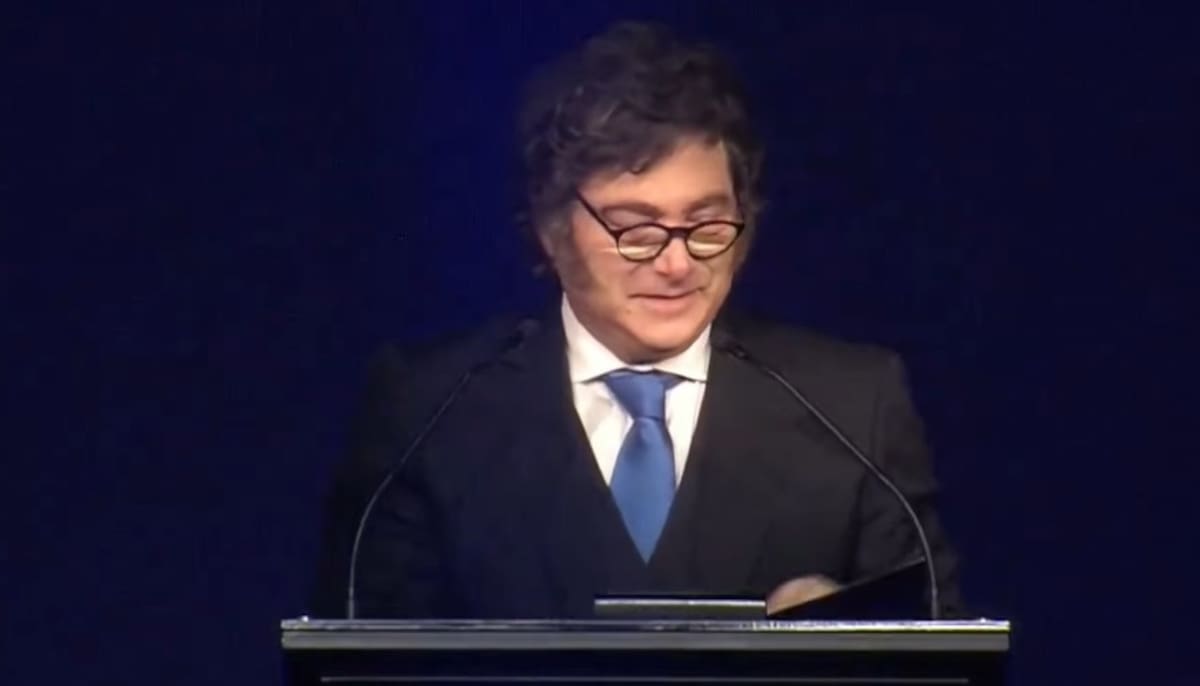 Javier Milei en el Foro de Madrid en Chile