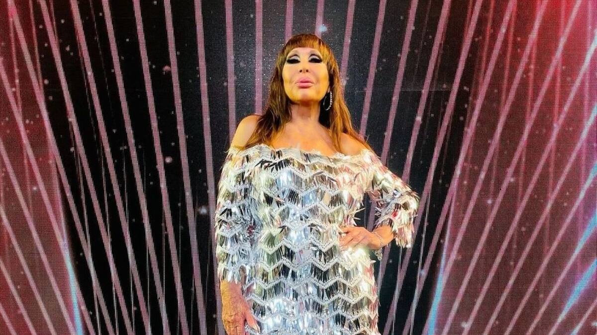 Moria Casán. Foto Instagram.