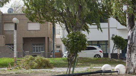 Destrozos por viento en Chubut