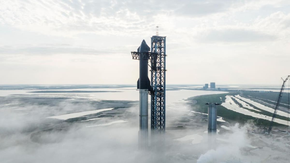 Starship lanzándose al espacio. Foto: Reuters.